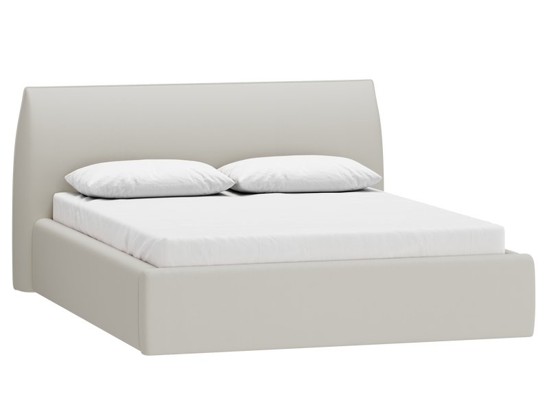 Кровать Агами 180 Barhat Smoke