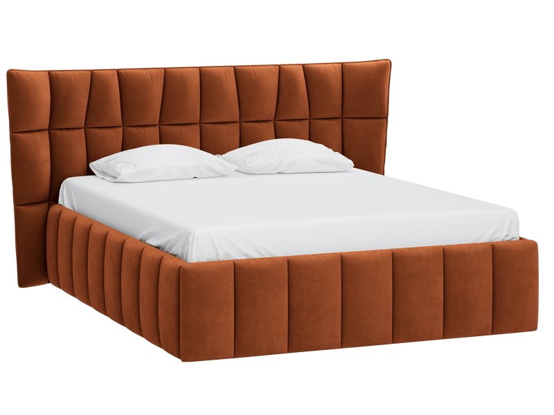 Кровать Даймант-Floor 180 Barhat Ginger
