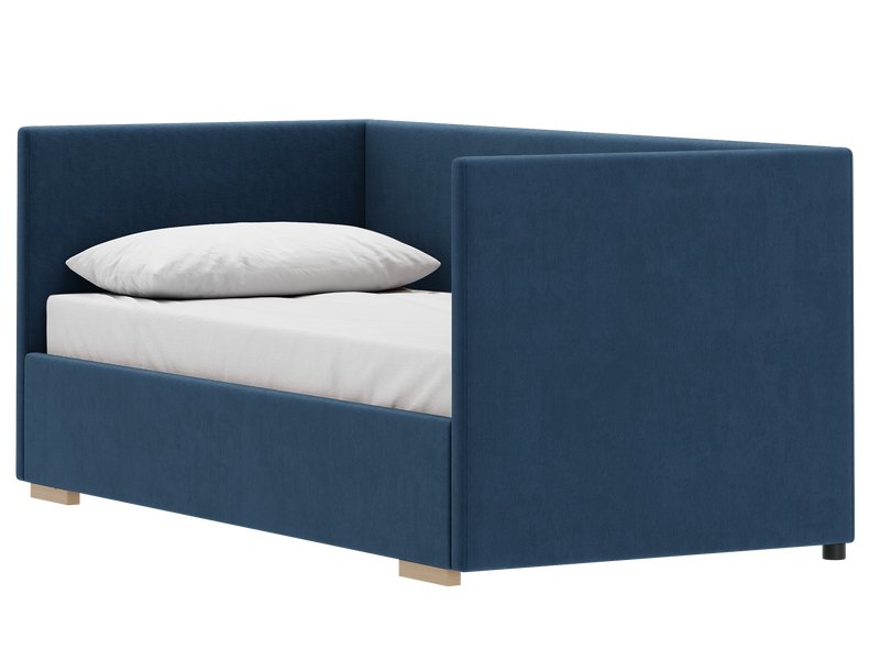 Кровать Сеон 120 Velvet Navy Blue