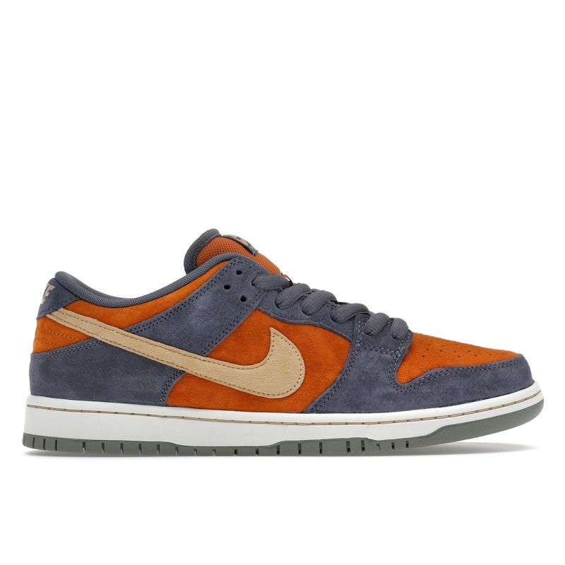 Кроссовки унисекс Nike Dunk Low SB Light Carbon Monarch Orange Sesame Summit-White HF3063-002 44