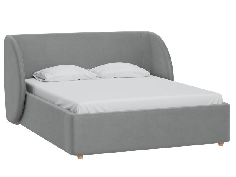 Кровать Юна 180 Barhat Silver