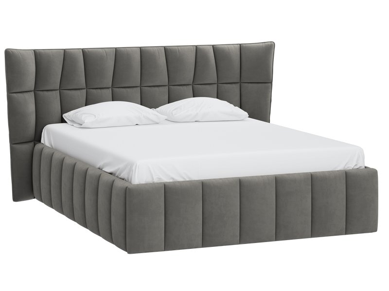 Кровать Даймант-Floor 180 Barhat Stone