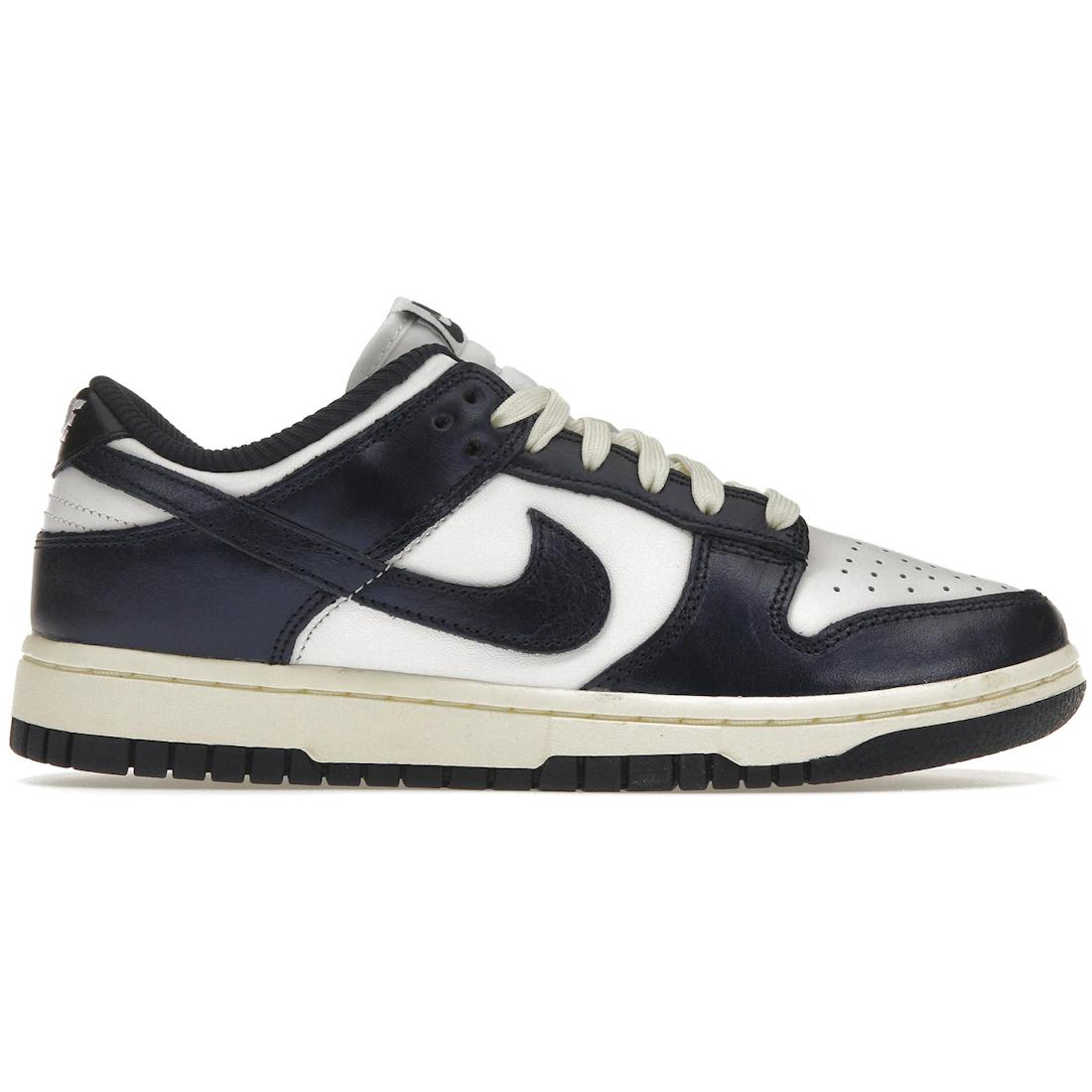Кроссовки Nike Dunk Low PRM Vintage Navy (Женский)(ФН7197-100) 36